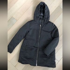 ADD Down girls hooded down parka long jacket coat